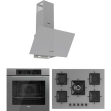 Ferre Flowart Serisi (QBL62CPR SS038 D088) Ankastre Set