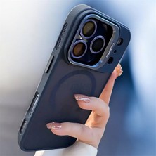 Bruntoo BR Apple Iphone 17 Pro Max ile Uyumlu Mat Serisi Standlı Kapak Magsafe Kılıf +Lens Koruma .