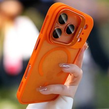 Bruntoo BR Apple Iphone 17 Pro ile Uyumlu Mat Serisi Standlı Kapak Magsafe Kılıf +Lens Koruma .
