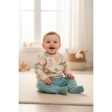 Ayıcık Baskılı Erkek Penye Takım