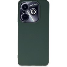 Eco Port Infinix Hot 40I Kılıf First Silikon - Koyu Yeşil