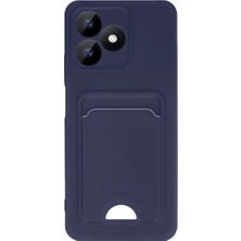 Eco Port Realme Note 50 4g Kılıf Kelvin Kartvizitli Silikon - Lacivert