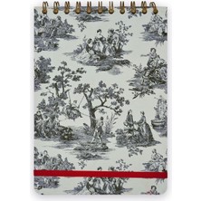Episode Toile Moderne Noir Et Blanc A5 Spiralli Defter