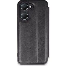 Eco Port Vivo Y18 Kılıf Flip Cover - Siyah