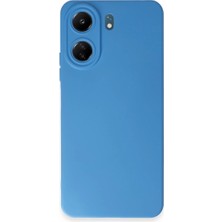 Eco Port Xiaomi Redmi 13C Kılıf Nano Içi Kadife Silikon - Mavi