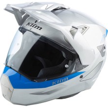 Klim X1 Alpha Carbon Concept Korumalı Adv Motosiklet Kaskı Beyaz  Mavi