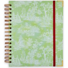 Episode Toile Moderne Vert Pomme B5 Defter