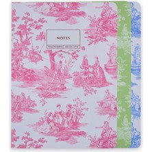 Episode Toile Moderne Couleurs Vives 3'lü A5 Defter