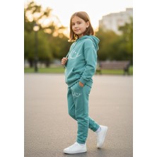 Smile Kız Kapüşonlu Takım
