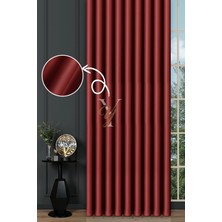 Yunilla Blackout Fon Perde V-2038 Kırmızı