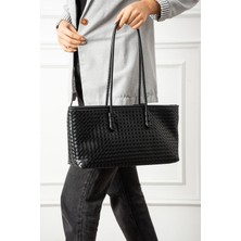 Valu Accessorize Lera Kadın Örgü Desenli Kol ve Omuz Çantası