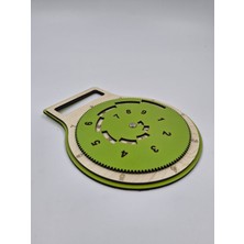 Ahşap Çarpım Tablosu Montessori Eğitici Oyuncak Yeşil 19 cm x 15 cm