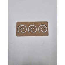 1 Adet Ahşap Temel Simetrik Şekiller No3 Montessori Çizim Okul Dıy Etkinlik Aktivite Sanat 15 cm x