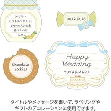Midori Sticker Seal 2610 Pcm Label Sweets Pattern