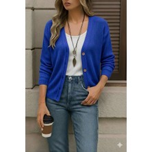 Mustafa Kemal Boztekin Düğme Detay Triko Bluz