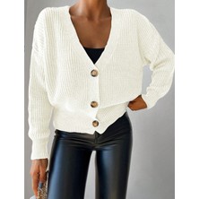 Mustafa Kemal Boztekin Düğme Detay Triko Bluz