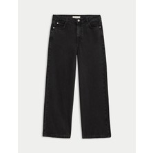 Marks & Spencer Geniş Paça Denim Pantolon