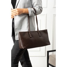 Valu Accessorize Lera Kadın Örgü Desenli Kol ve Omuz Çantası