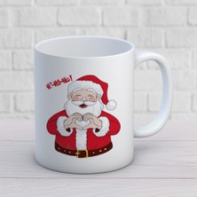 Nostaljik Lezzetler Ho Ho Ho Yazılı Yılbaşı Temalı Hediyelik Baskılı Kupa