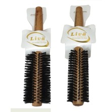 TE Dükkan Buğz Liva 540-350 Saç Fırçası Yanmaz Profesyonel Fön Fırçası 2 Adet