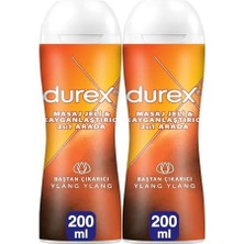 Storemax Durex Ylang Ylang 2'si 1 Arada Kayganlaştırıcı & Masaj Jeli (2 x 200 Ml)