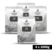 Addis Ababa Coffee Lemmu Blend Kahve 1000 gr x 4 Adet