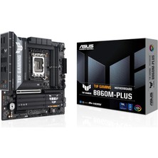 Storemax Tuf Gamıng B860M-PLUS Intel B860 LGA1851 Ddr5 8800 Dp HDMI Type-C 3x M2 Usb3.2 Gen 2x2 Aura Rgb 2.5gbit Lan Matx 12+1+2+1 Güç Aşamaları, 1xgen5 M.2, Ready For Advanced Aı Pc