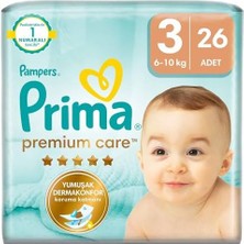 Storemax Prima Bebek Bezi Premium Care 3 Numara 26 Adet