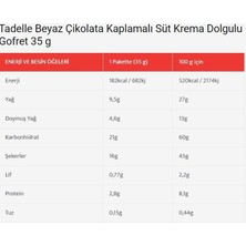 Storemax Tadelle Beyaz Çikolata Kaplamalı Sütlü Krema Dolgulu Gofret 35 gr x 24 Adet