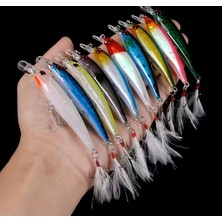 Gjob Sahte balık yem 8.5cm 9.2gr Lüfer Palamut Rapala 10 Adet