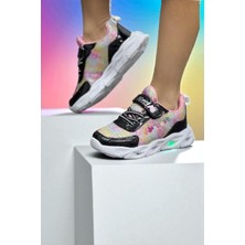 One Çocuk Unisex Ortopedik -Sağlam- Snakers Işıklı (Lambalı)Spor Ayakkabı