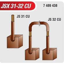 Universal JSX31-32CU 12V Marş Kömürü Fıat Lancıa Alfa Romeo Bmw Ducato Croma 8×19X18 Fıat Tipi