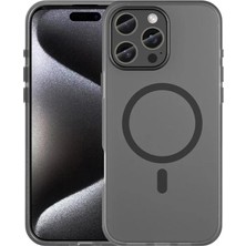 Kılıf House Iphone Uyumlu Metal Tuşlu Slim Mat Renkli Magsafe Destekli Kılıf