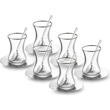 Storemax Sedna 18 Parça Çelik Çay Seti