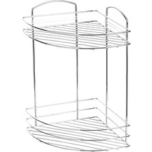 Storemax BK032 2 Katlı Duş Rafı ve Sabunluk, Krom