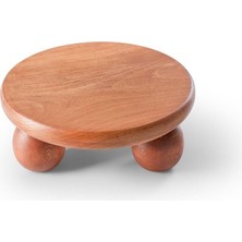 Storemax Büyük Boy El Yapımı Ahşap Sunum – Top Ayaklı Şık Sunum Tahtası ve Tabağı, Sofra Servis Sunumluk, Dekoratif AHŞAP,%100 Dayanıklı ve Uzun Ömürlü El Yapımı Tasarım