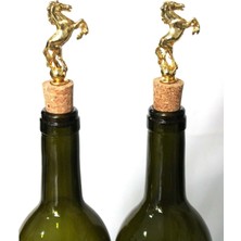 Storemax At Figürlü 2 Adet Mantar Tıpa - Şarap Yağdanlık Şişe