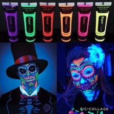 Alvo Store Buğz Glow Stick Boya Fosforlu Krem Boya 12 Adet
