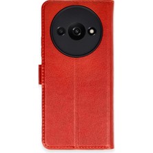 Eco Port Xiaomi Redmi A3 4g Kılıf Trend S Plus Kapaklı Kılıf - Kırmızı