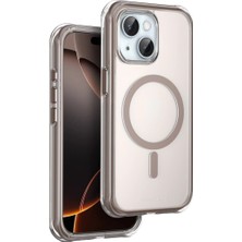 Eco Port Onegif Apple Iphone 15 Hulk Magsafe Kapak - Çöl Titanyum