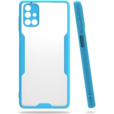 Eco Port Samsung Galaxy M51 Kılıf Platin Silikon - Mavi