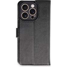 Eco Port İphone 16 Pro Kılıf Trend S Plus Kapaklı Kılıf - Siyah
