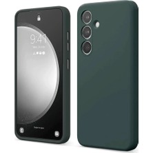 Eco Port Samsung Galaxy S24 Fe Kılıf First Silikon - Koyu Yeşil