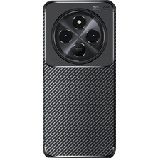 Eco Port Xiaomi Redmi 14C Kılıf Auto Focus Karbon Kapak - Siyah