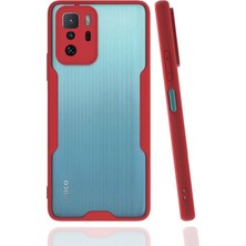 Eco Port Xiaomi Poco X3 Gt Kılıf Platin Silikon - Kırmızı