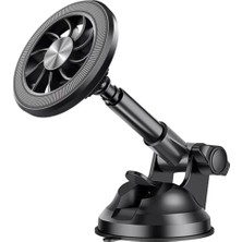 Storemax Mıknatıslı Içeriğindeki Aparatlar Sayesinde Tüm Cep Telefonları Navigasyon ve Tabletlere Uyumlu Ayarlanabilir Vakum ve Yapışkanlı Kuvvetli Araç ve Masaüstü Telefon Tutucu 032