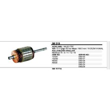 Universal Kollektör 12V 102380 Renault R9/R11/R12/R19 Valeo Tip