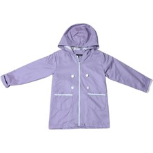 Miss Crispy Düğme Detaylı Kız Trençkot