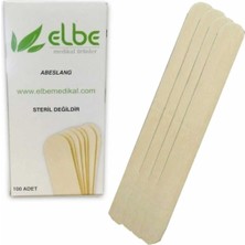 Abeslang Ağda Spatulası Tahta Dil Basacağı 100 Lü