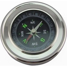 Buğz Yuvarlak Metal Kasa Dayanıklı Pusula 80MM